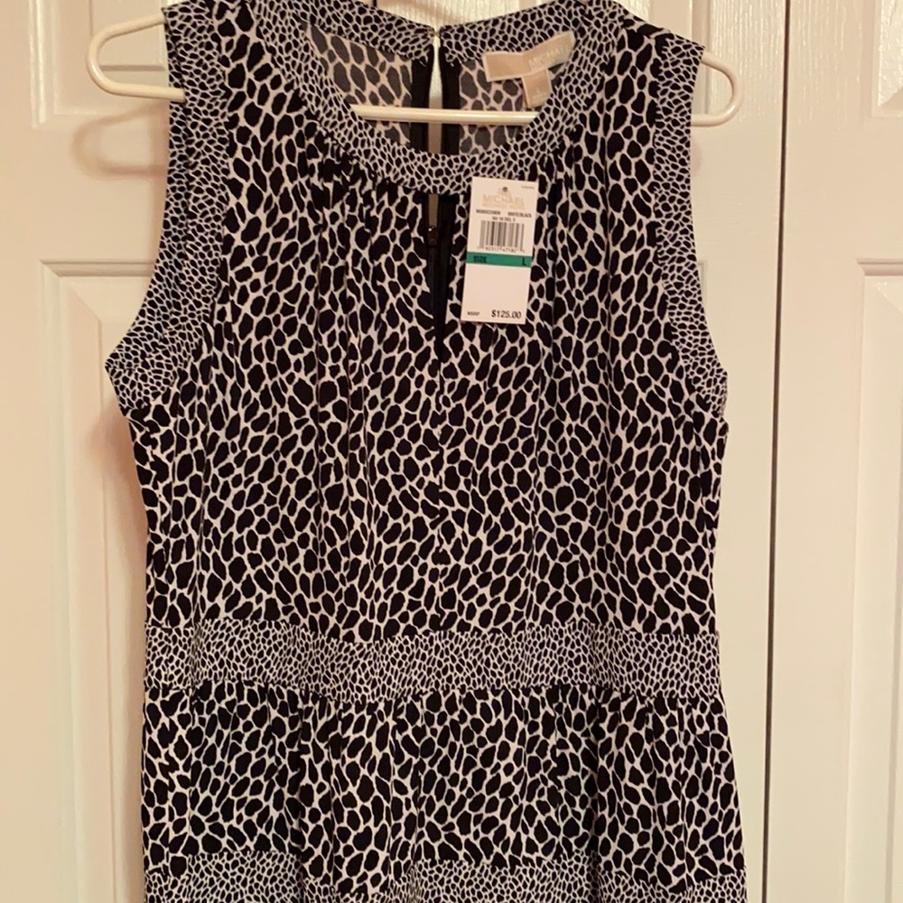 Michael Kors black and white dress